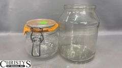 Vintner Stemless Wine Glasses, Canning Jars