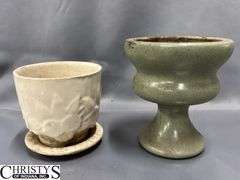 Haeger, Hull and Other Pottery Vases and Planters, Largest 8.5x7 (Bassinet)