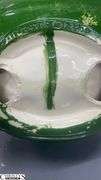 Pottery Items Watermelon 9" Tall, Plate, Rabbits Some Chips and Wear