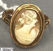 Cameo Ring Marked 10k
