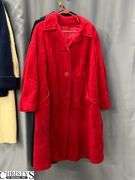 Five Wool and Wool-Like Pea Coats, Marked L. Strauss, Einiger, Hunters