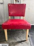 Douglas-Eaton Vinyl Chair 23x25x31x15 Seat, Some Wear