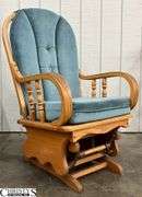 Wood Glider, a Lot of Wear, Needs Cleaning 24x25x42x19