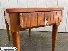 Two Mersman End Tables, Lot of Scratches, 18x28x21