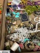Costume Jewelry Bracelets, Pins, Beads,