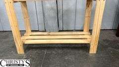 Wood Rack, Five Shelves 32x12x71