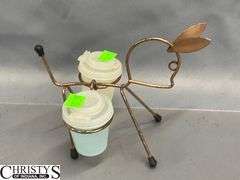 Mid Century Tupperware Donkey Salt & Pepper 5.5" Tall