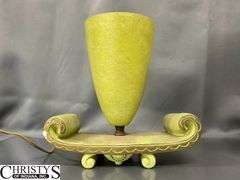 Two Mid Century Lamps, Tallest 19"