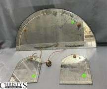 Three Mirrors, Need Cleaning, Largest 30x14