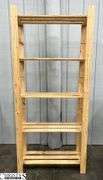 Wood Rack, Five Shelves 32x12x71