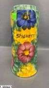 Spaghetti Jar Missing Lid 9.5" Tall, Serving Bowl