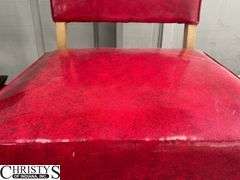 Douglas-Eaton Vinyl Chair 23x25x31x15 Seat, Some Wear