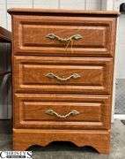 Night Stand, 3 Drawer, Some Wear 22x17x29