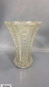 Clear Pressed Glass Vases, Candy Jars Tallest Vase 12.5"