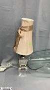 Lamp, Basket, Glass Floral Holder 22x10x7