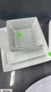 White Dishes, and Serving Items Some Wear Largest 21x13