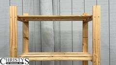 Wood Rack, Five Shelves 32x12x71