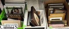 3 Boxes of Picture Frames