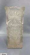 Clear Pressed Glass Vases, Candy Jars Tallest Vase 12.5"