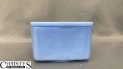 Lidded Jars and Vaseline Glass Bowl 6.5"x3"