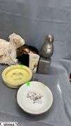 Unmarked Doll Eyes have Fallen Into Head, Bowls, Bookend
