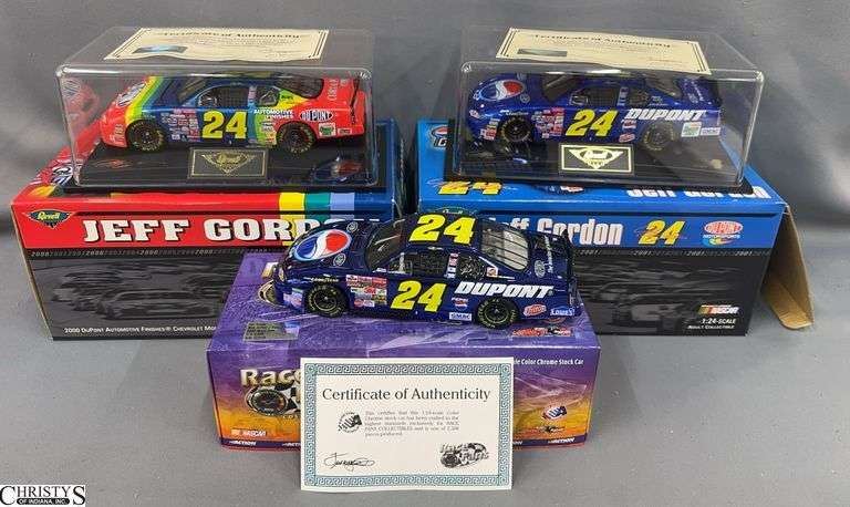 3 Jeff Gordon #24 Diecast Car Collection image