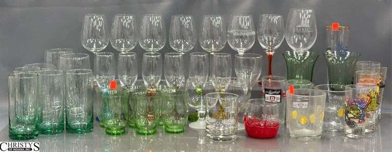 Assorted Stemware, Cocktails Glasses, Misc - 10" of tallest image