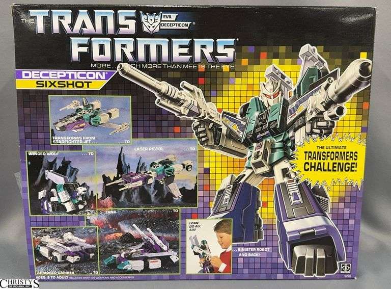 1986 Transformers Decepticon Sixshot G1 image