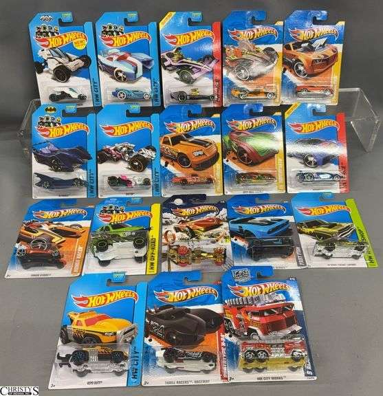 18 Hot Wheels Diecast Cars on Cards image