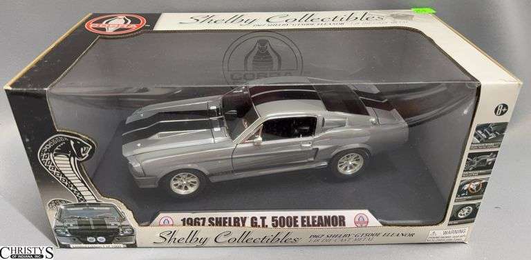 Shelby Collectibles 1967 Shelby GT500E Eleanor 1:18 Die-Cast Car, Limited Edition image