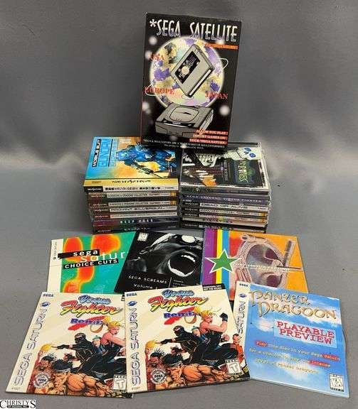 17 Sega Saturn Game Lot - Deep Fear, Virtua Fighter, Panzer Dragoon, & More image