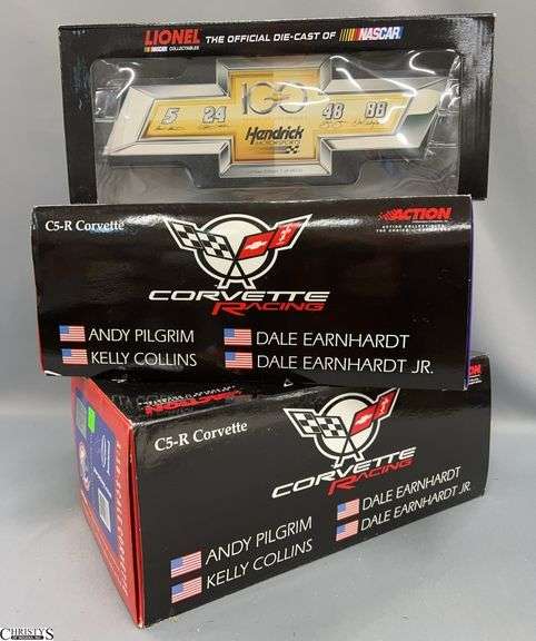 Dale Earnhardt 2001 Corvette C5R Diecast Race Cars and Hendrick Motorsports Lionel Collectibles image