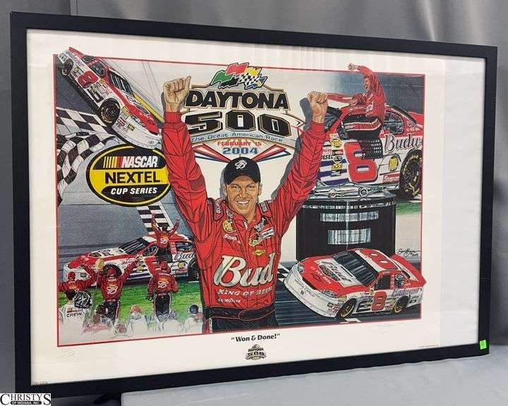 2004 Dale Earnhardt Inc. Daytona 500 Framed Print 42x29 image