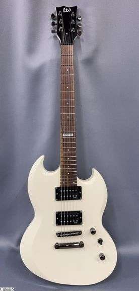 LTD Viper 50 ESP Electric Guitar - Olympic White Some Finish Wear See Photos image