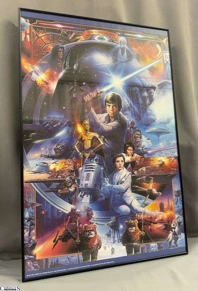 Star Wars 20th Anniversary Framed Print 24x36 image