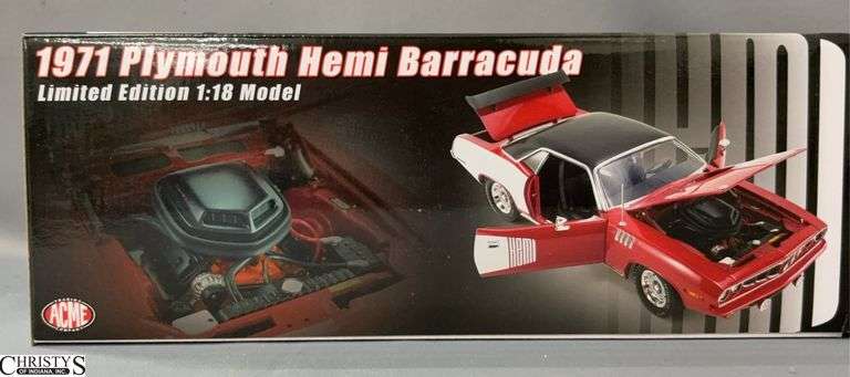 ACME 1971 Plymouth Hemi Barracuda 1:18 Scale Diecast Model image