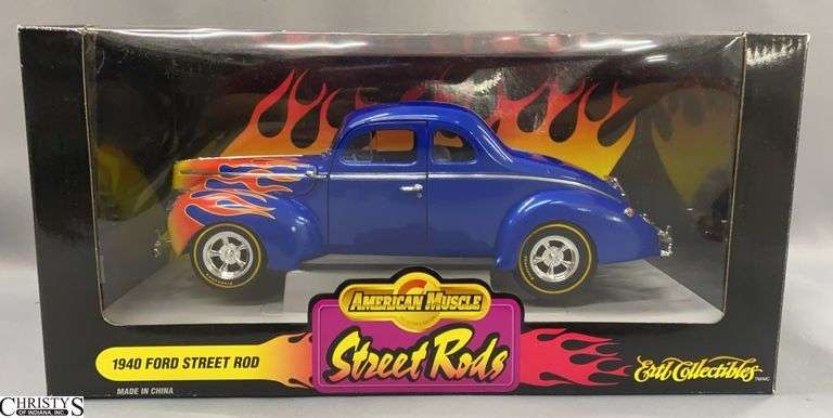 American Muscle Ertl Collectibles 1940 Ford Street Rod Diecast Car image