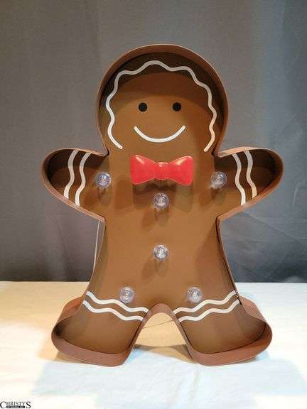 Light -up Gingerbread Man 16" x 11.5"