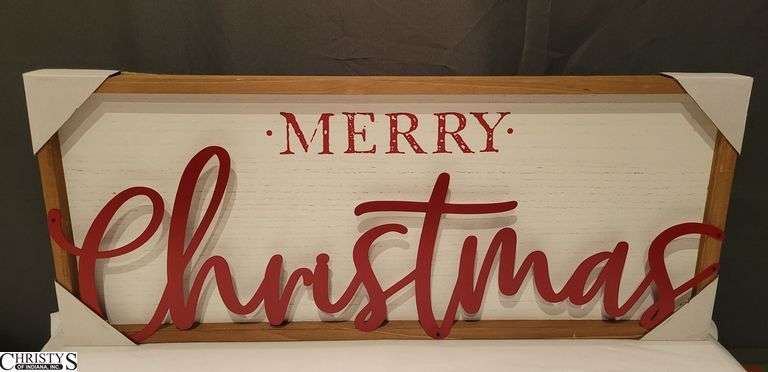 Merry Christmas 3D Wall Art  11.75" x 28.5"