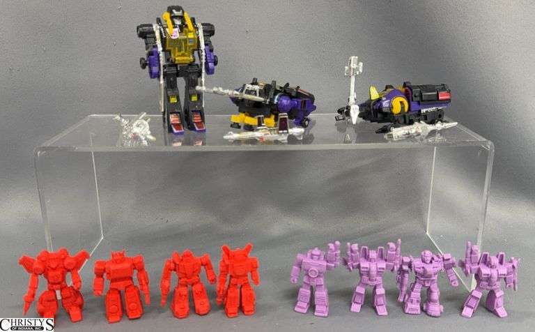 3 Transformers Decepticon Insecticons, Bombshell, Kickback, Ransack and 8 Japan Mini Figures image