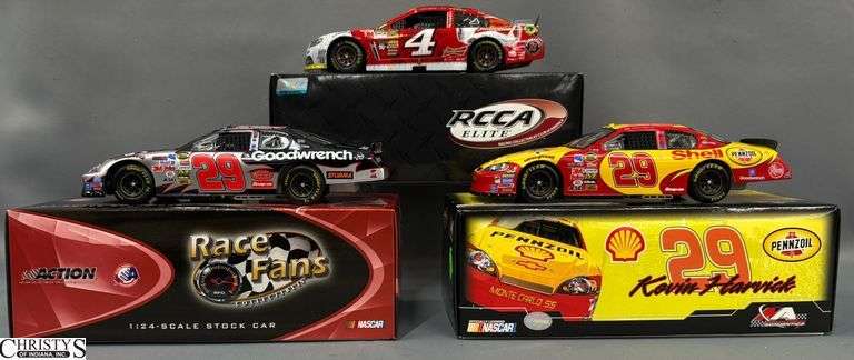 Kevin Harvick #29 & #4 1:24 Scale Diecast Car Lot image