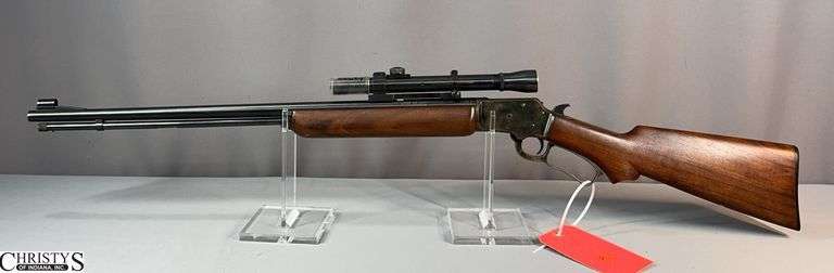 Marlin Model 39A Lever Action Rifle cal. 22 SN: 8340 with The Lyman Gun Sight Alaskan Scope image