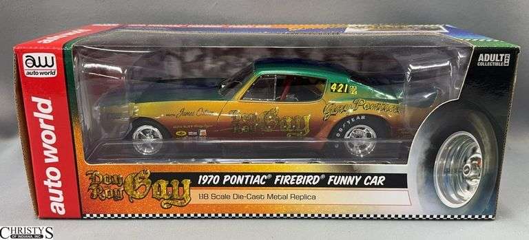 Auto World 1970 Pontiac Firebird Funny Car 1:18 Scale Die-Cast image