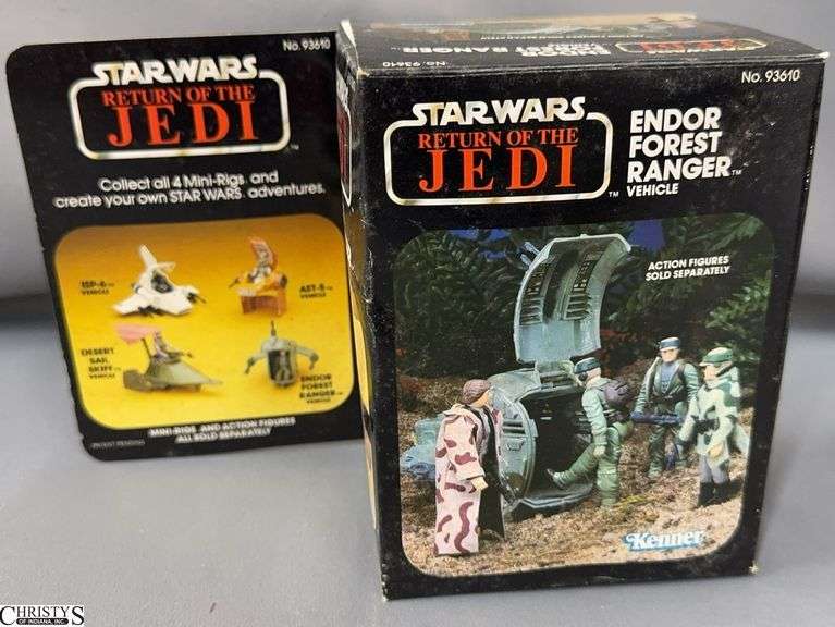 Vintage Kenner Star Wars Return of The Jedi 1983 Endor Forest Ranger Vehicle In Original Box image