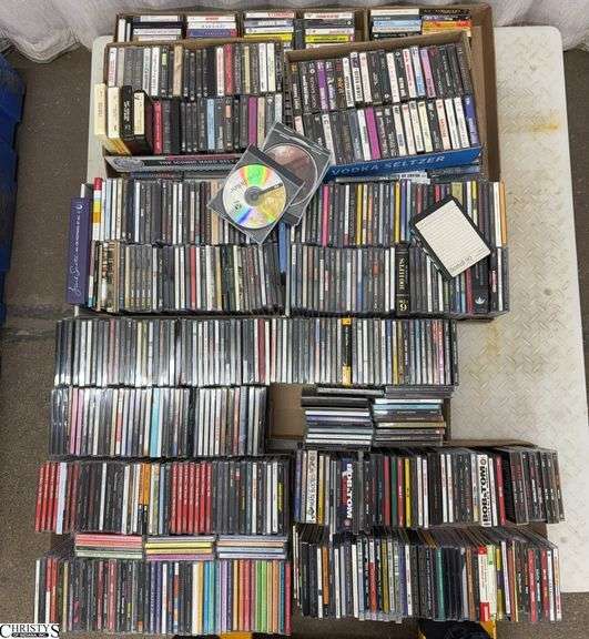 Skid With CD's, BOB and TOM, Cassettes, Few 8 Tracks image