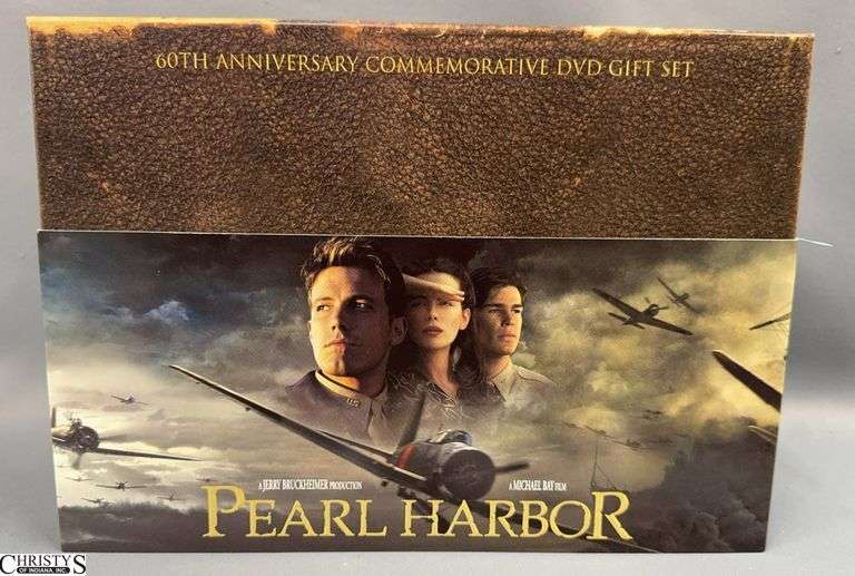 Pearl Harbor 60th Anniversary Commemorative DVD Gift Set with Map image