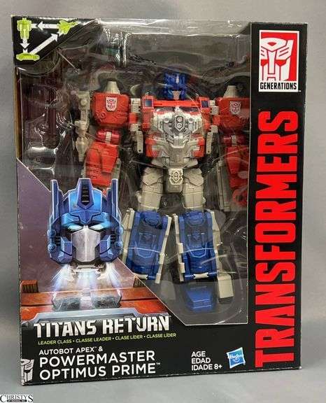 2015 Transformers Generations Titans Return Powermaster Optimus Prime Leader Class Action Figure image