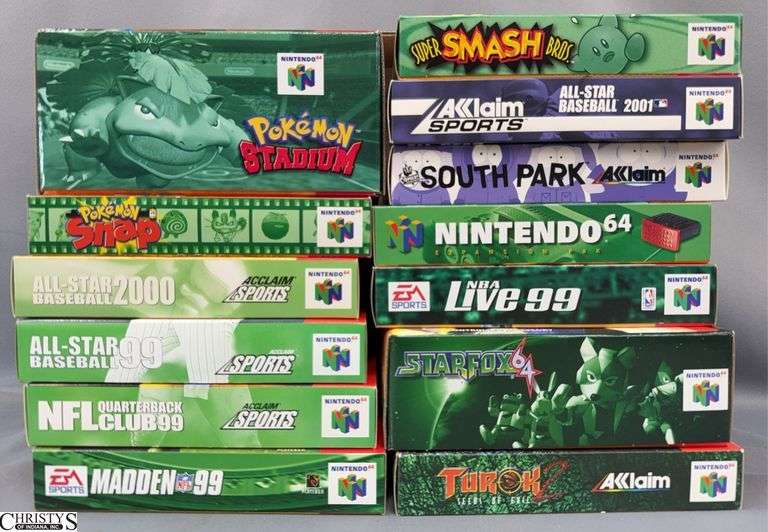 13 Nintendo 64 Game Lot - Assorted Titles & Expansion Paks image