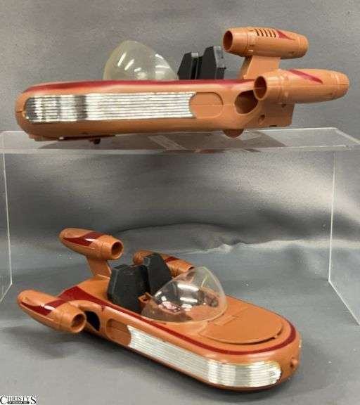 2 1978 Star Wars Landspeeder by Kenner Larger One Front Wheel Falling Off image