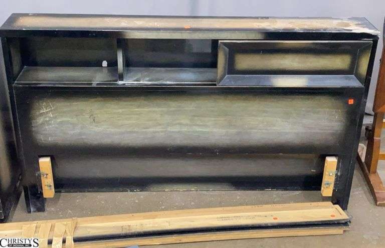 Full Size American of Martinsville Book Case 60x8x36 Headboard, Footboard and Rails Lots of Scratches